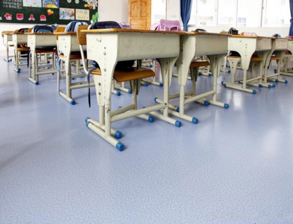 万州小学教室PVC地板