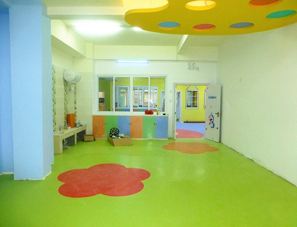 幼儿园pvc地板拼花