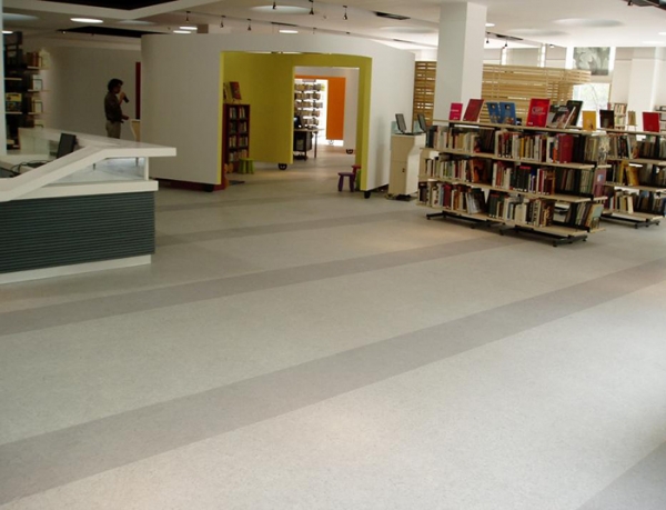 图书馆静音防滑塑胶地板